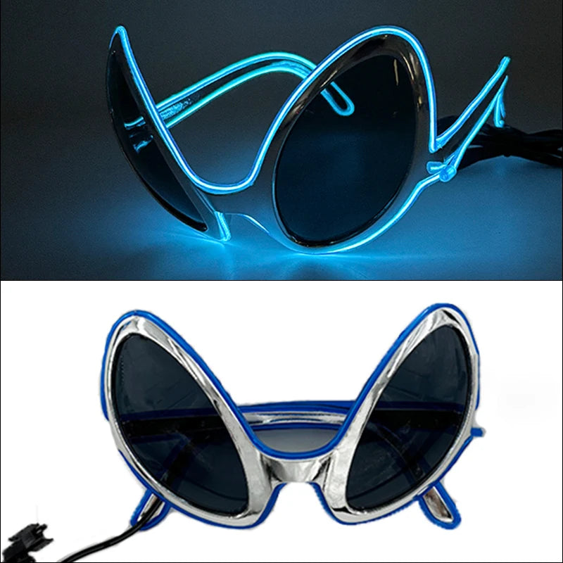 Lunettes Néon LED Lumineuses