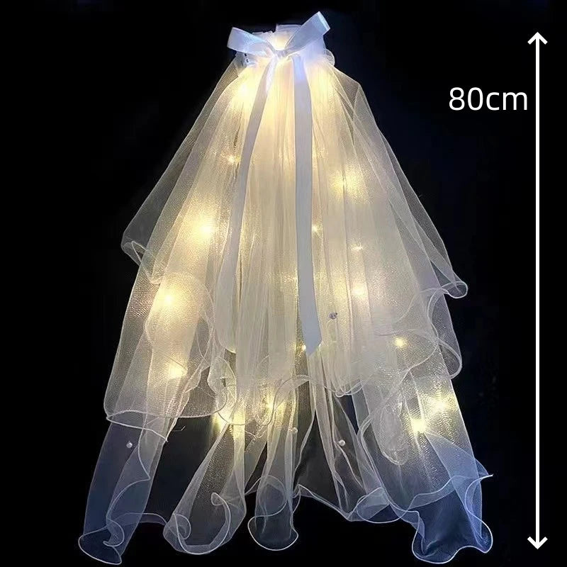 Voile de Mariage Lumineux LED