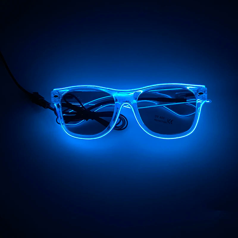 Lunettes Néon LED Lumineuses