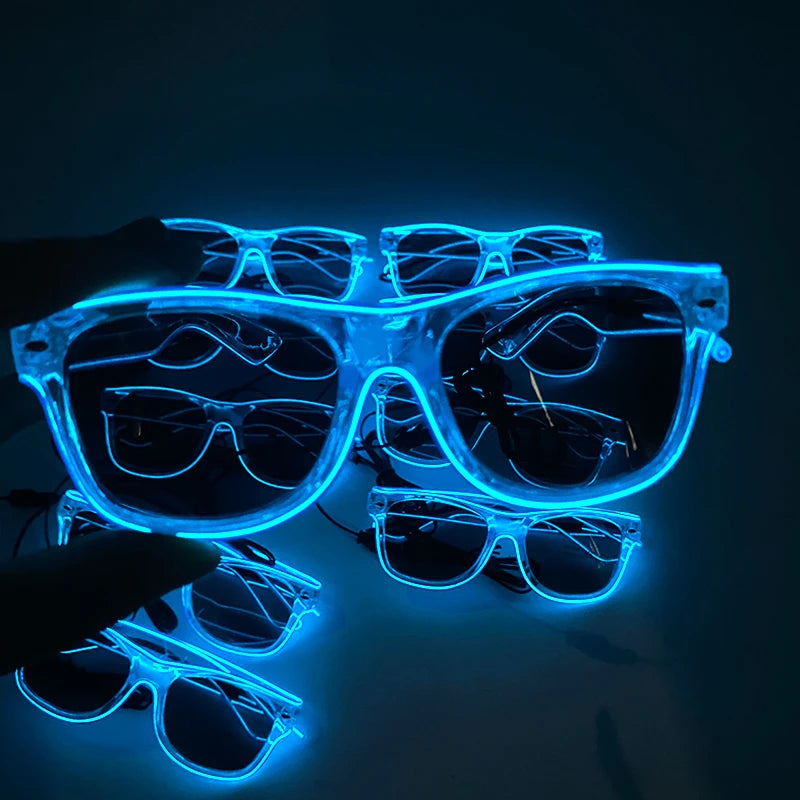 Lunettes Néon LED Lumineuses