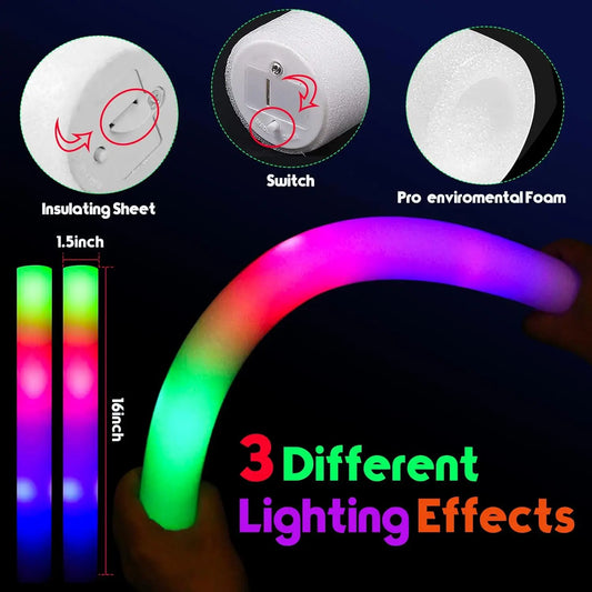 Bâtons Lumineux LED Mousse