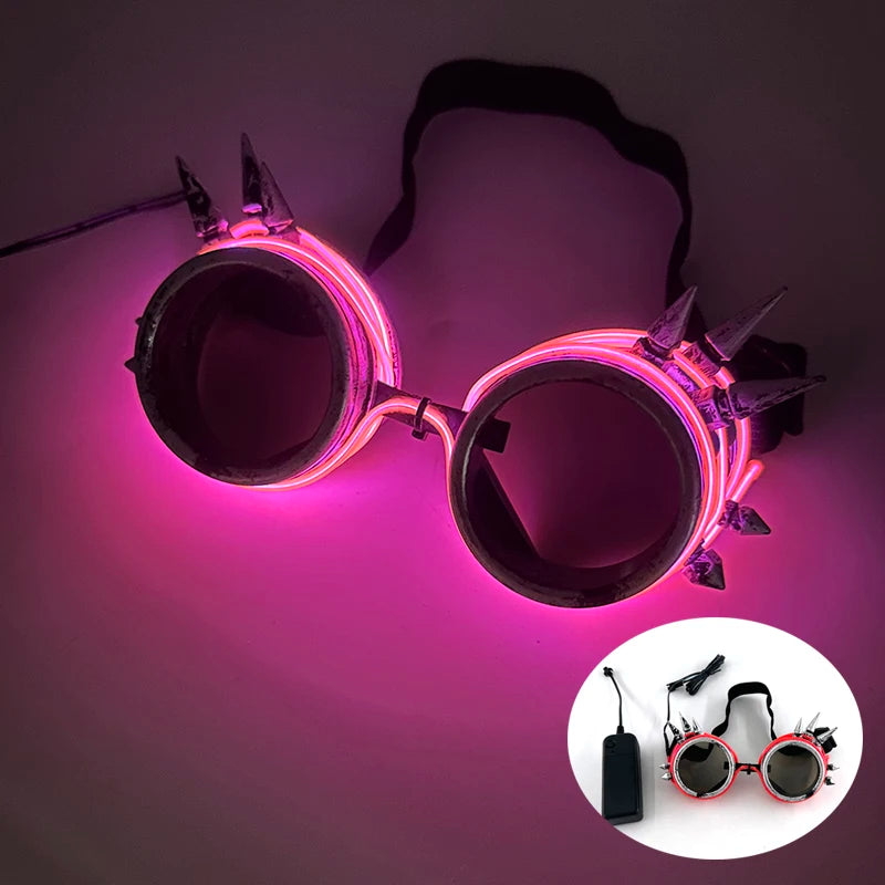 Lunettes Néon LED Lumineuses