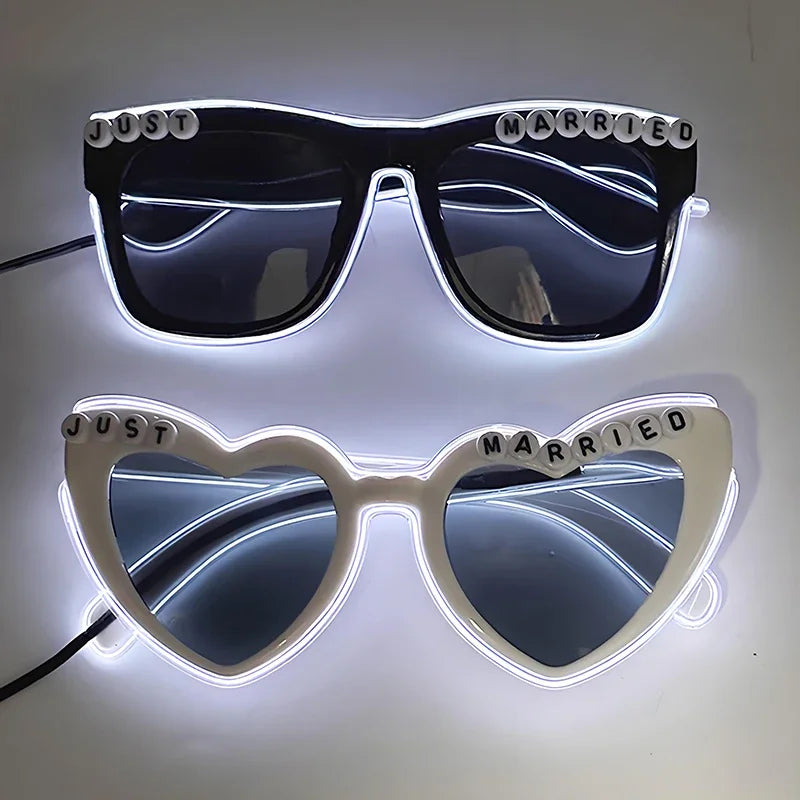 Lunettes Néon LED Lumineuses
