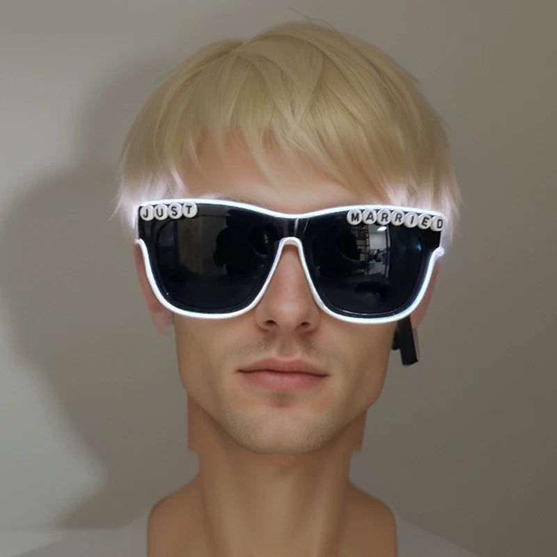 Lunettes Néon LED Lumineuses