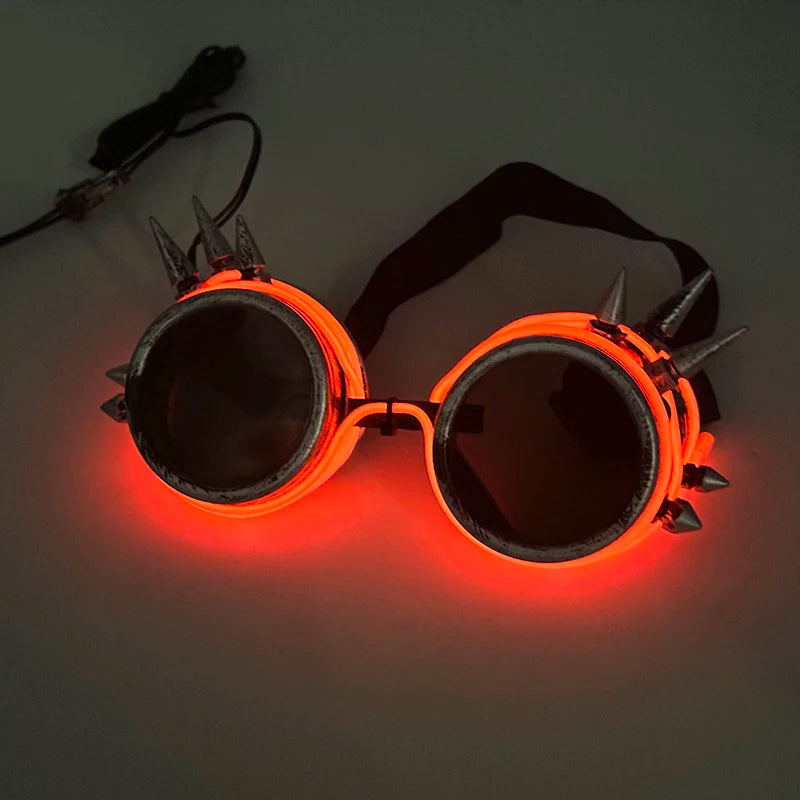 Lunettes Néon LED Lumineuses