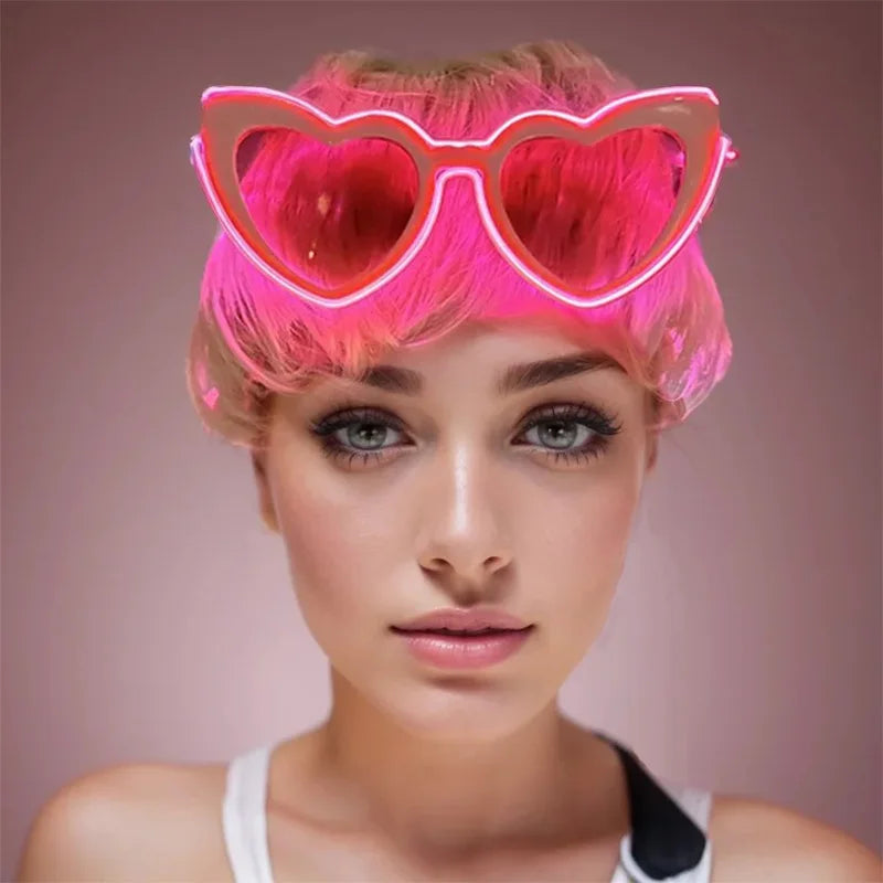 Lunettes Néon LED Lumineuses