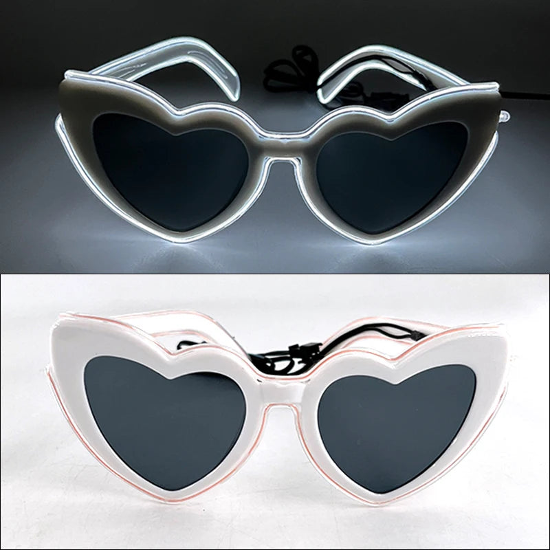 Lunettes Néon LED Lumineuses