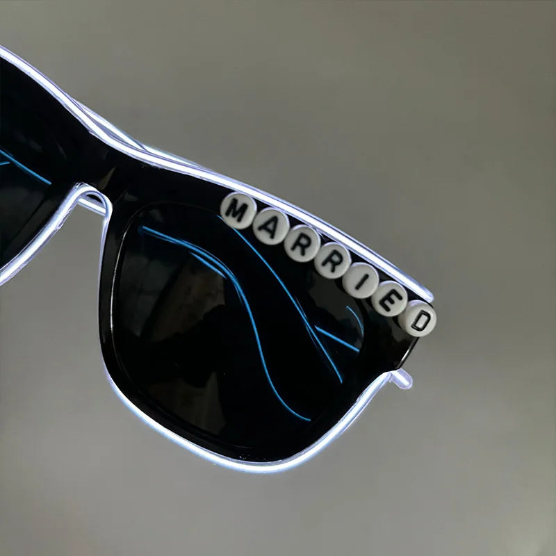 Lunettes Néon LED Lumineuses