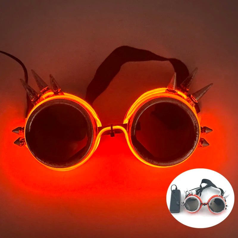 Lunettes Néon LED Lumineuses