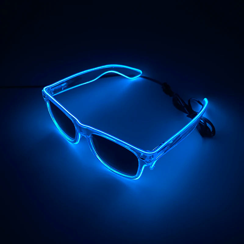 Lunettes Néon LED Lumineuses