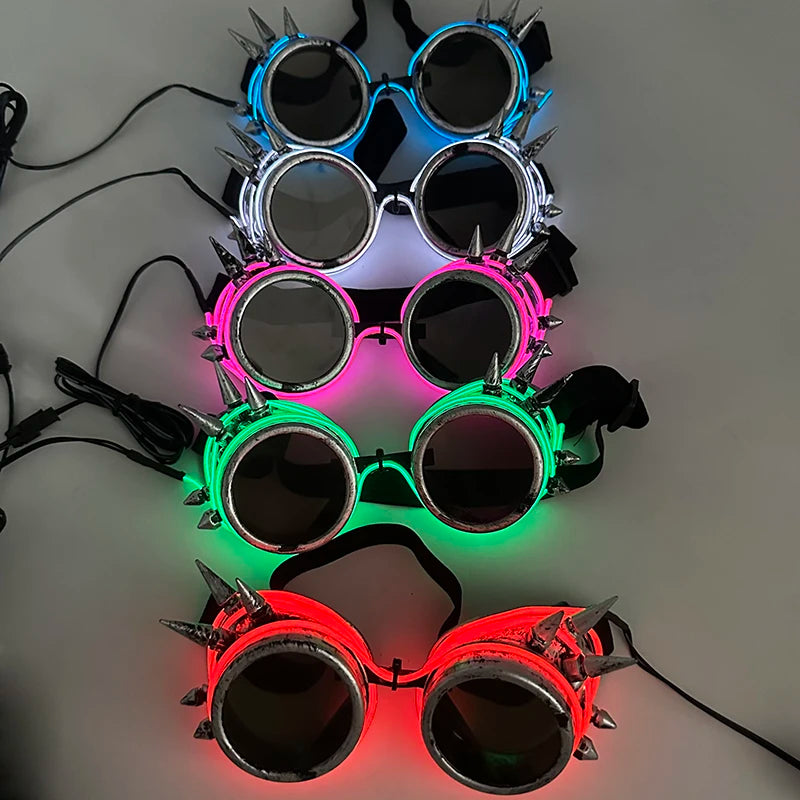 Lunettes Néon LED Lumineuses