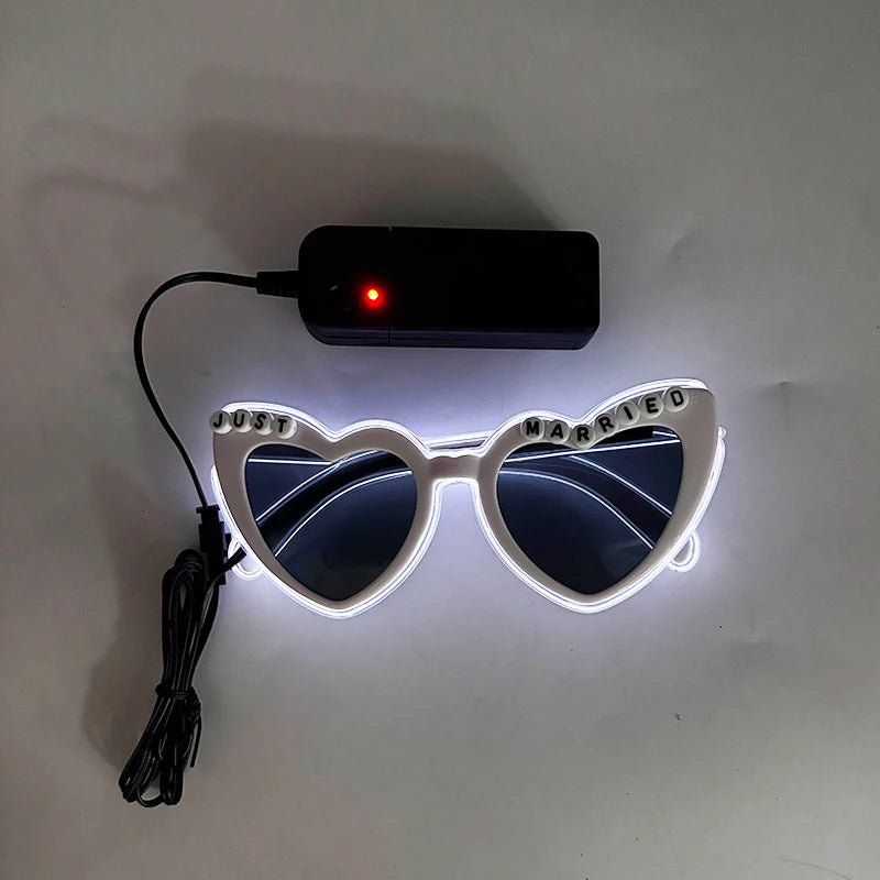 Lunettes Néon LED Lumineuses