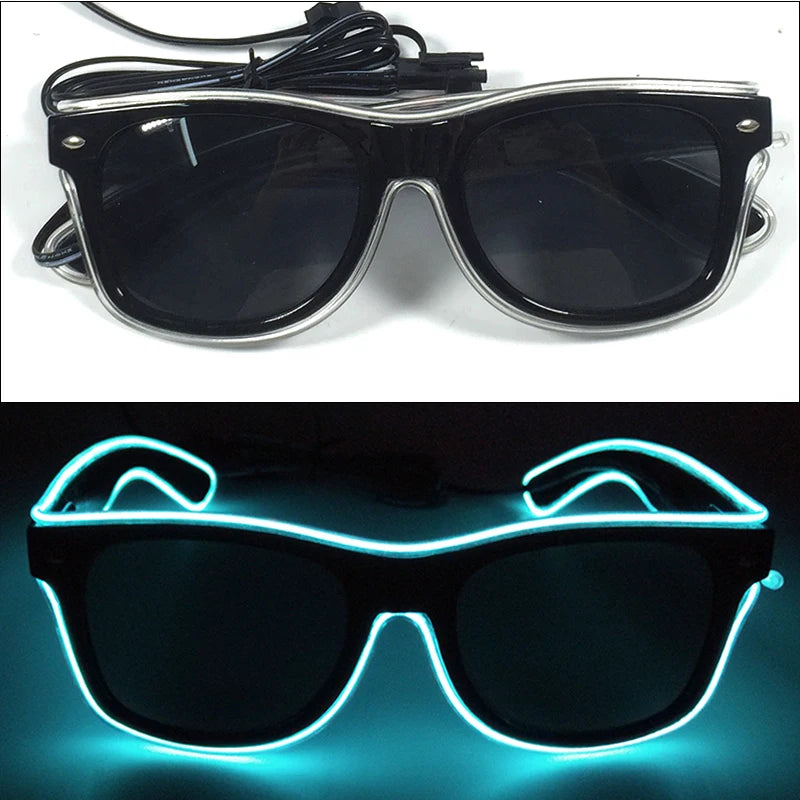 Lunettes Néon LED Lumineuses