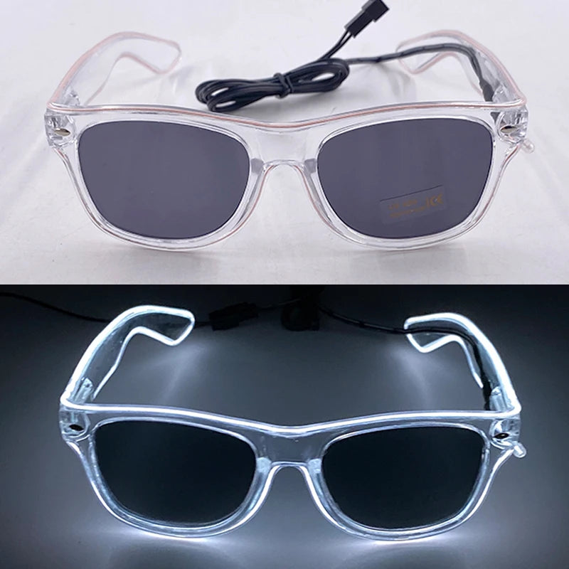 Lunettes Néon LED Lumineuses