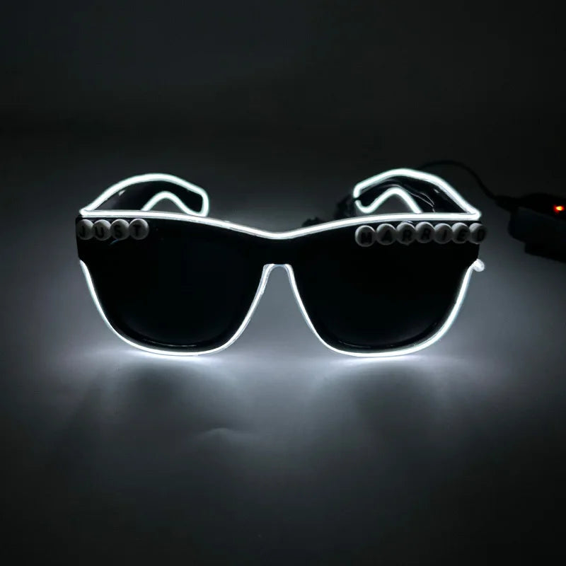 Lunettes Néon LED Lumineuses