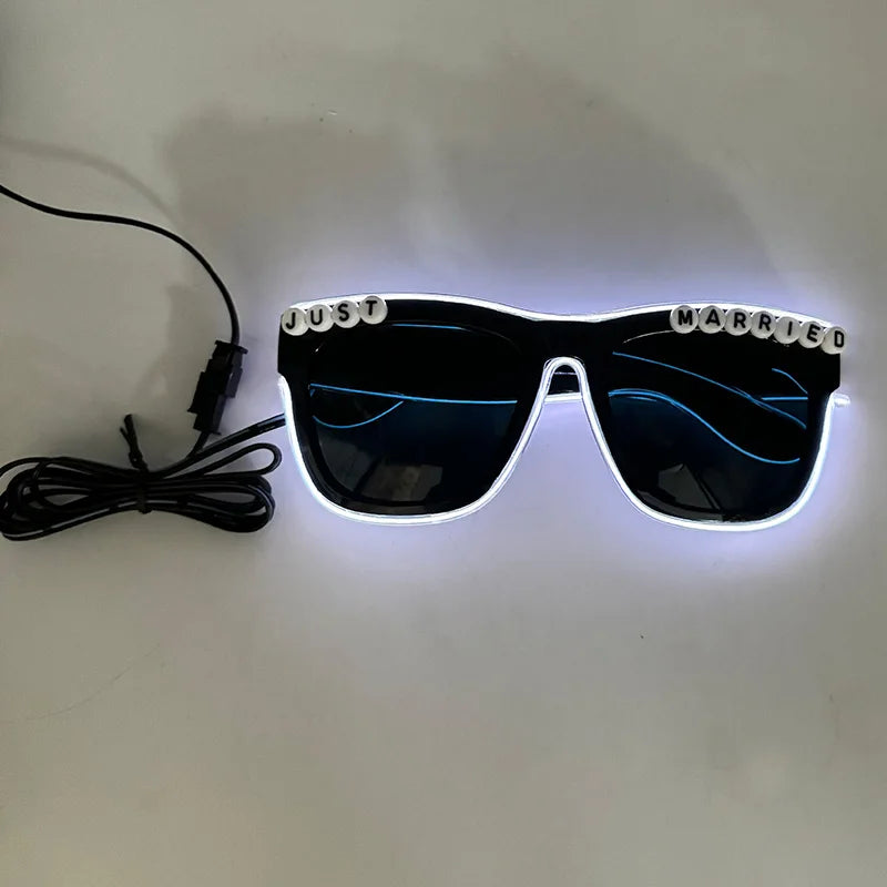 Lunettes Néon LED Lumineuses