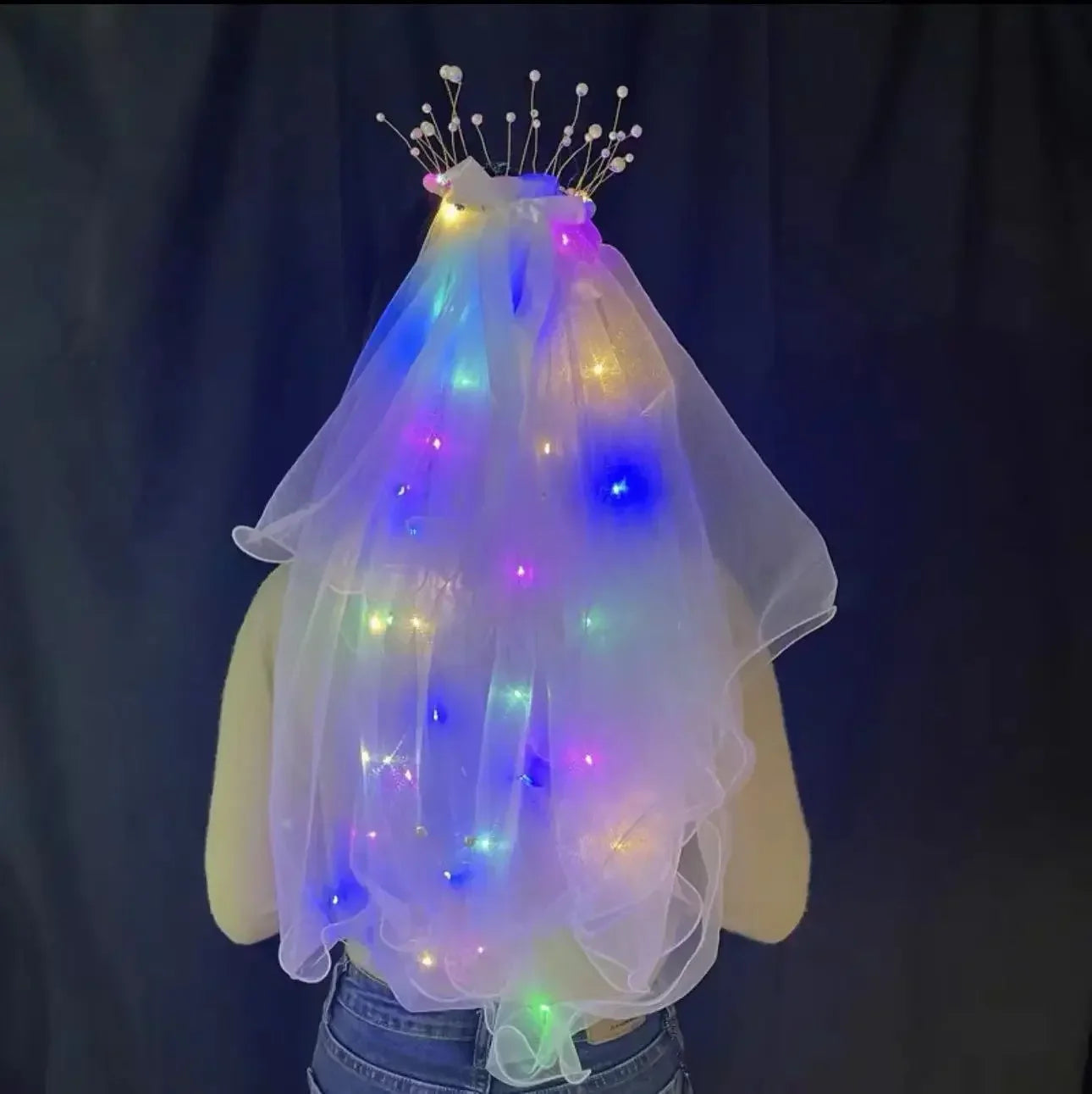 Voile de Mariage Lumineux LED