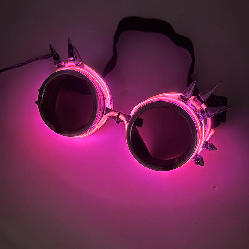 Lunettes Néon LED Lumineuses