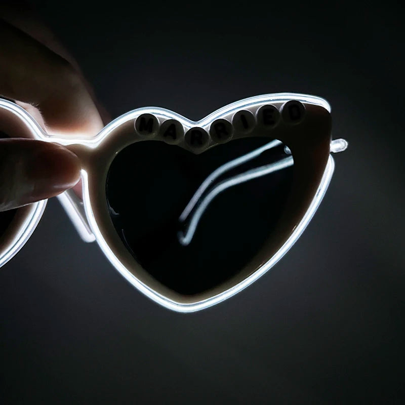 Lunettes Néon LED Lumineuses