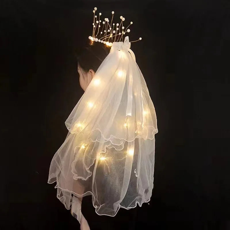 Voile de Mariage Lumineux LED
