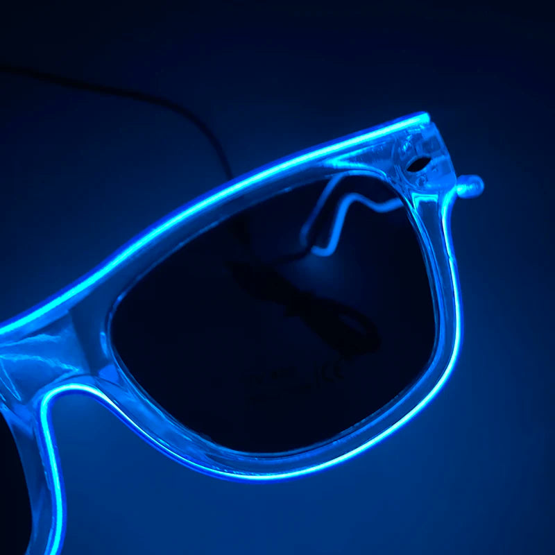 Lunettes Néon LED Lumineuses