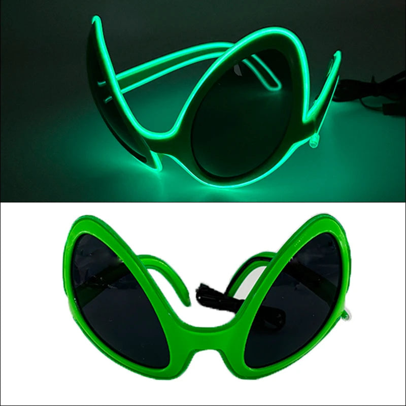 Lunettes Néon LED Lumineuses