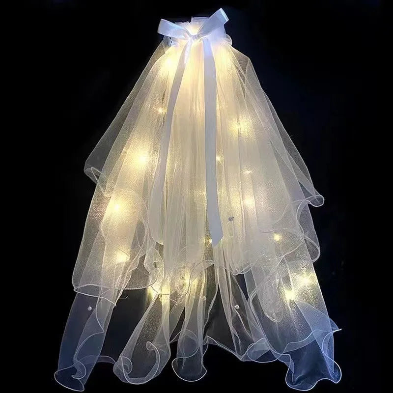 Voile de Mariage Lumineux LED