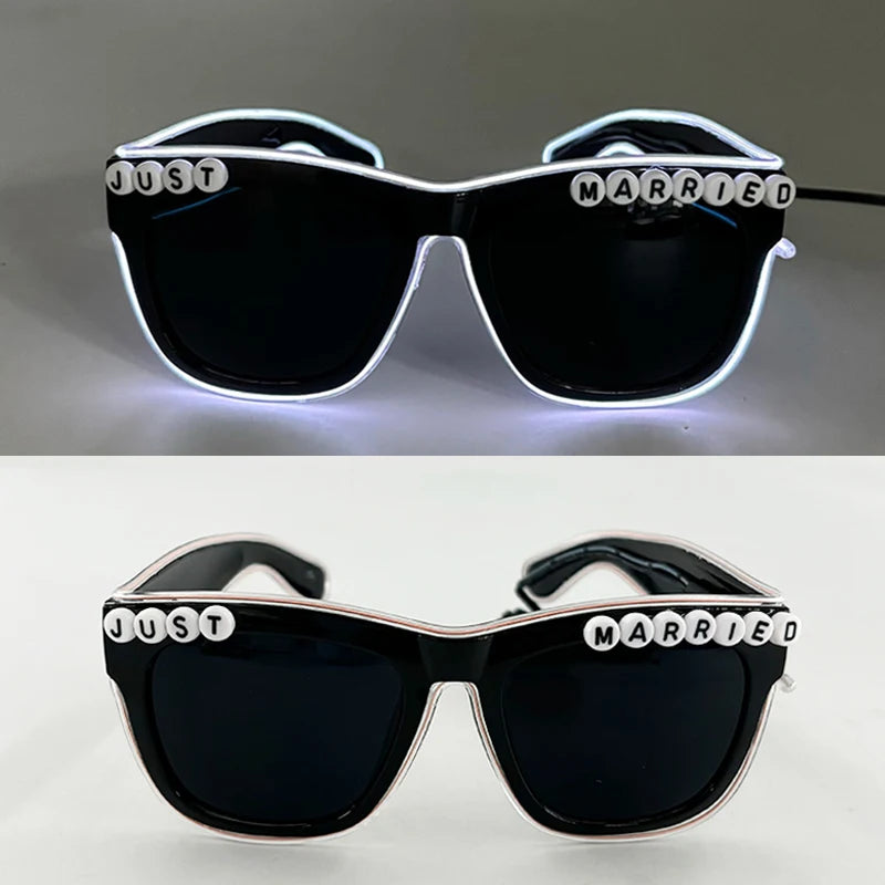 Lunettes Néon LED Lumineuses